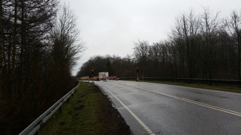 En vejbane tilg�ngelig