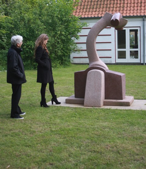 Ny skulptur i Mllelundsparken