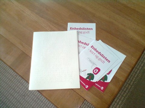 Handicapvenligt valgmateriale