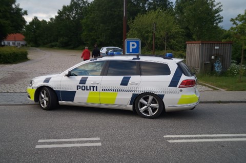 Politi og SKAT i Borup
