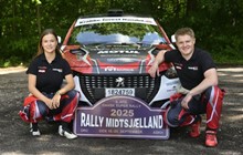 Rally bil udstilles til byfest