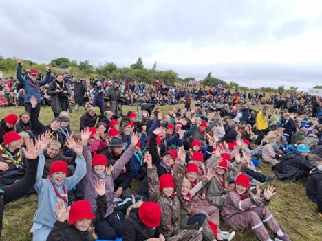 Med Ejby Spejderne på Landslejr