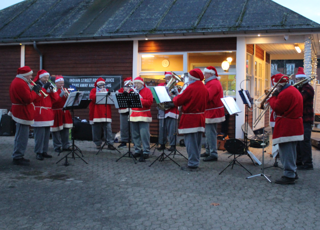 Borup Brass Band spillede julens kendte melodier.