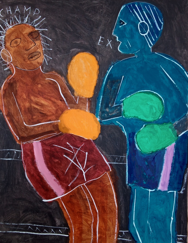 Et professionelt boksemotiv. Sprgsmlet er; Hvorfor? 